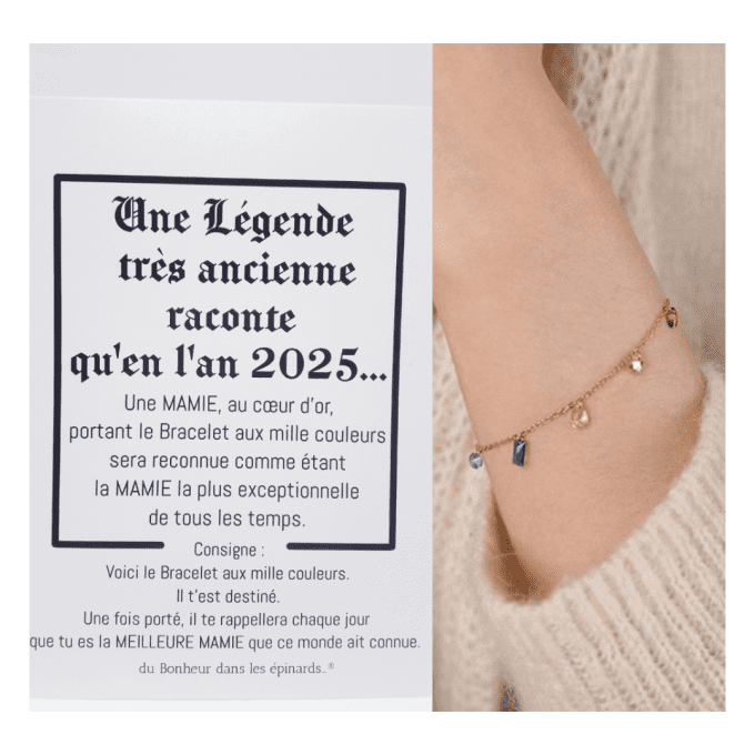 CARTE LEGENDE + BRACELET MILLE COULEURS